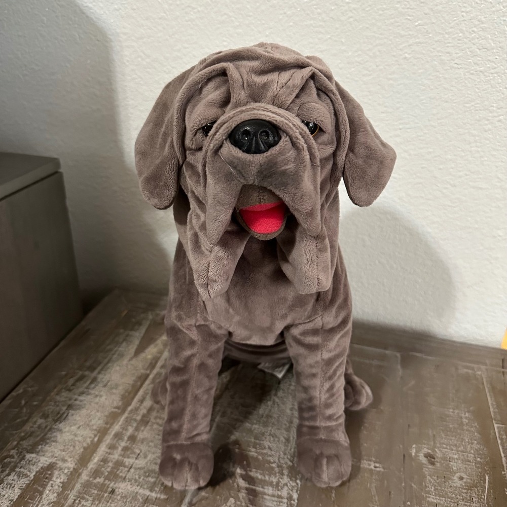 Universal Studios Harry Potter Fang Plush 13.5" Brown Fang Mastiff Hagrid's Dog